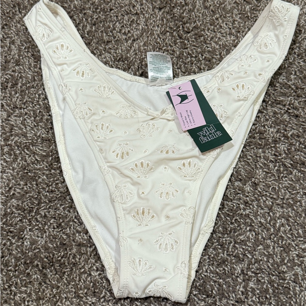 🍦Wild Fable Cream Lace swim Bikini